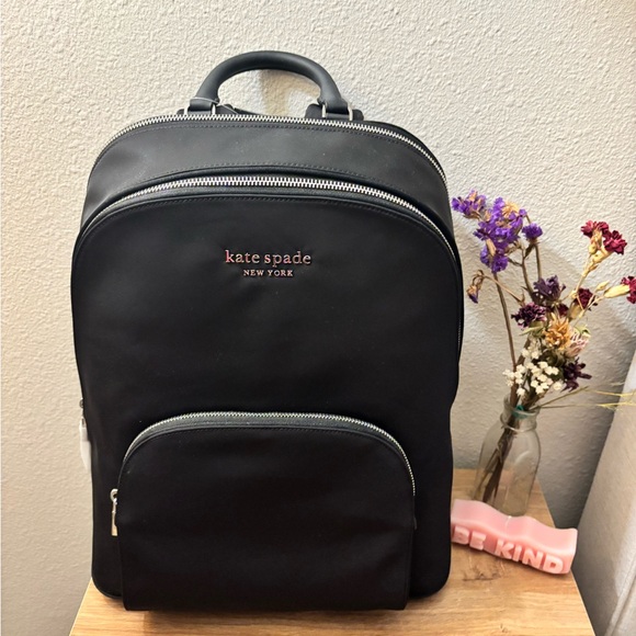 Kate Spade Black Laptop Backpack - Picture 8 of 9